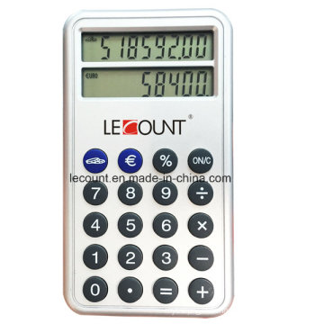 Calculatrice de convertisseur 2 lignes de conversion Euro (LC382)